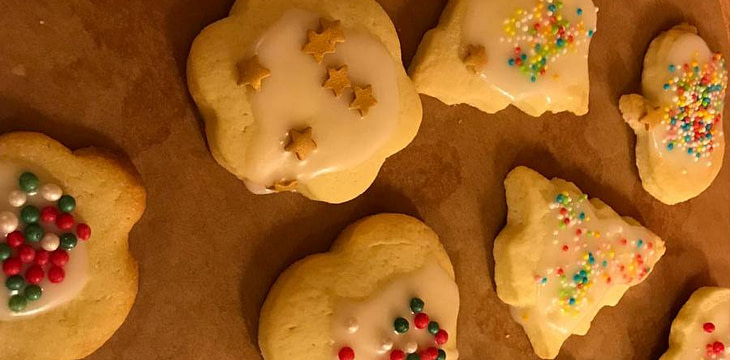 Weihnachtsfeier der Kindertanzgruppe
